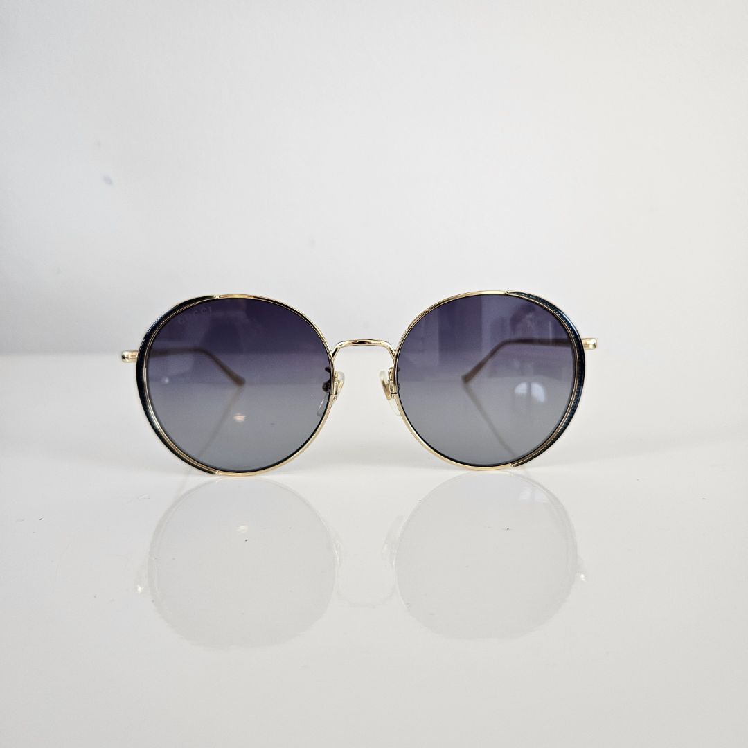 Gucci Blue Oversized Sunglasses