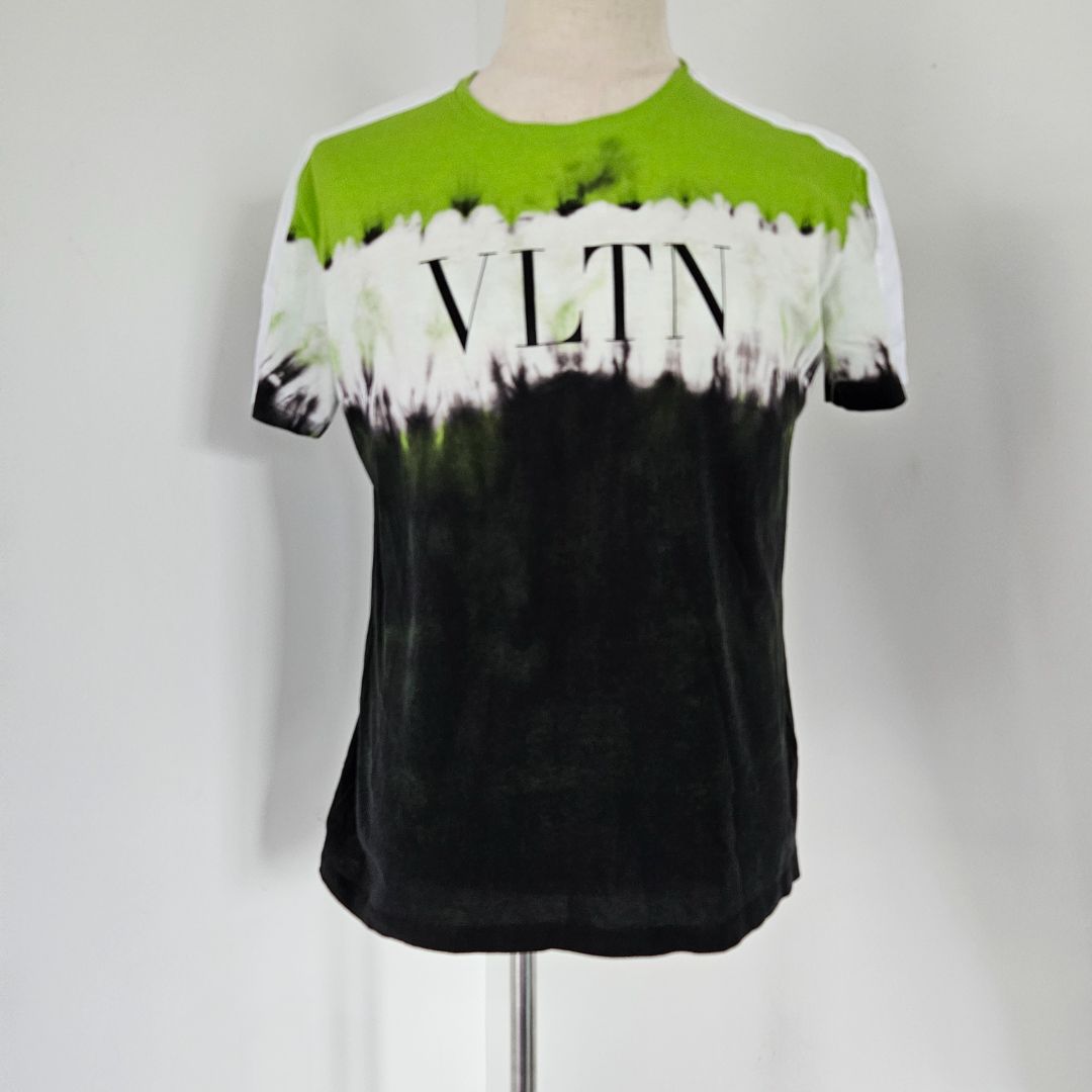 Valentino Green/Black Mens T Shirt