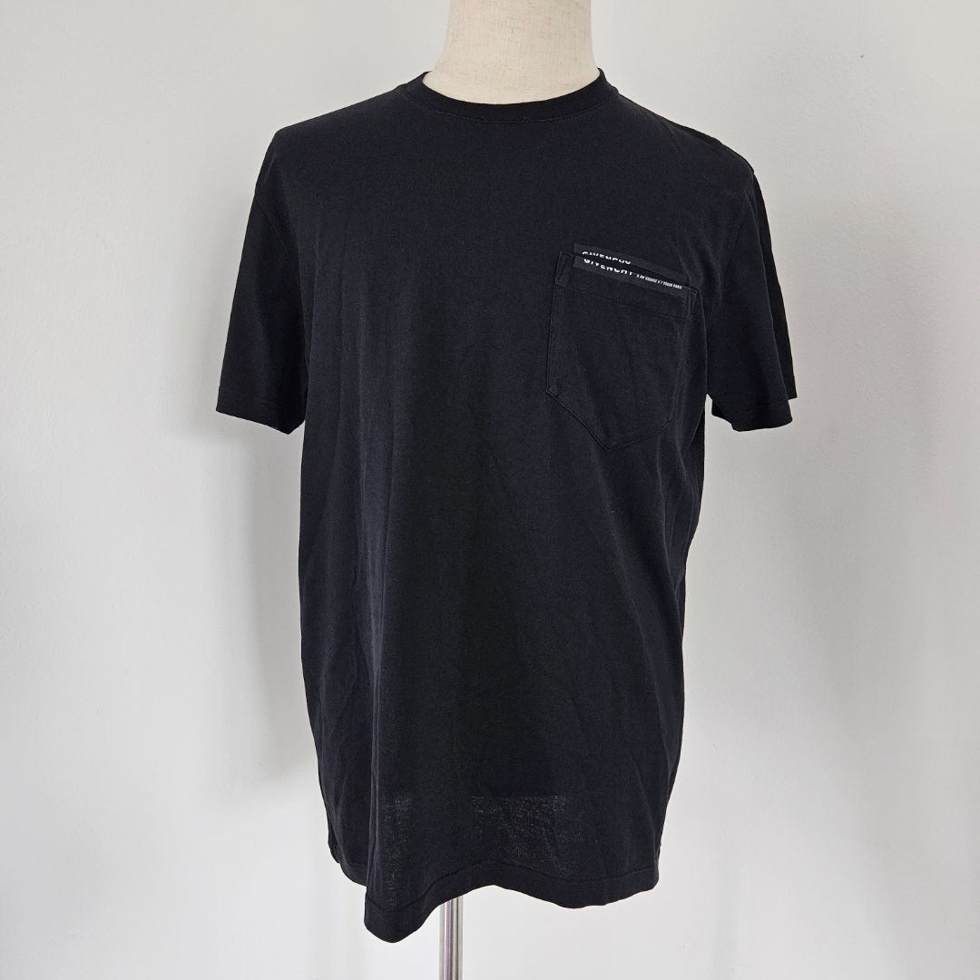 Givenchy Black Mens T Shirt w. Pocket