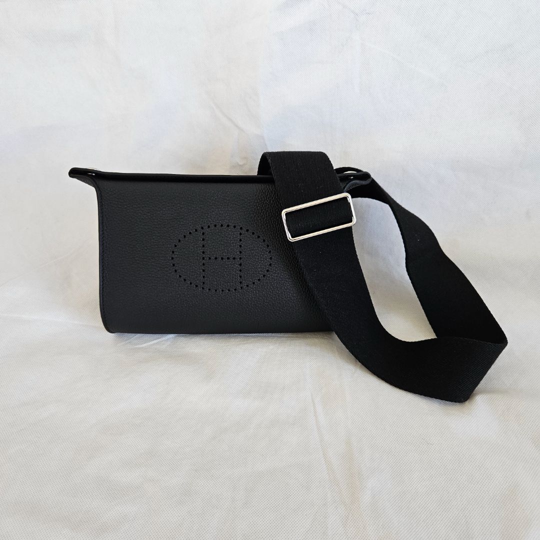 Hermès Videpoches Noir Togo Leather