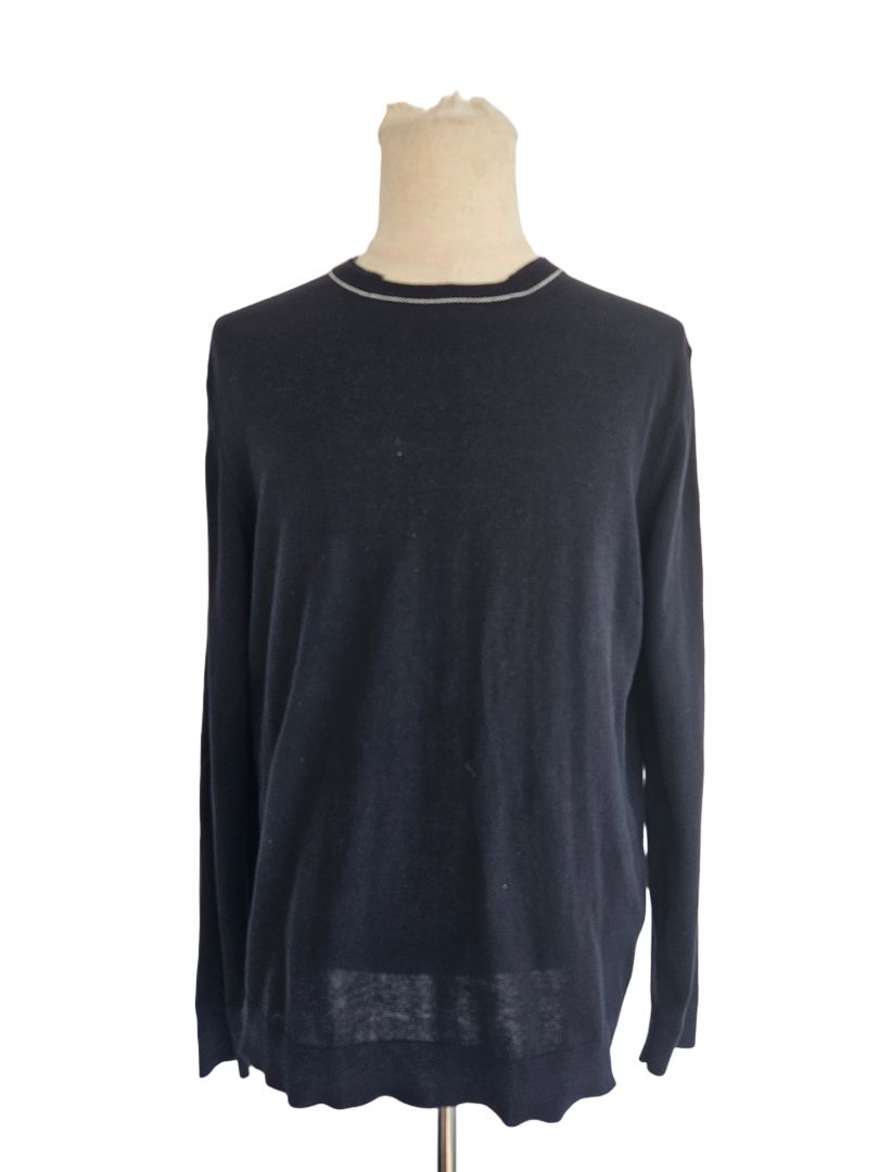 Moncler Navy Blue Sweater