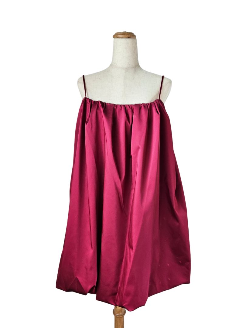 Simkhai Cherry Red Strappy Mini Dress