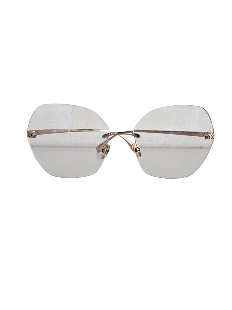 Chanel Detail Shape Frameless Glasses
