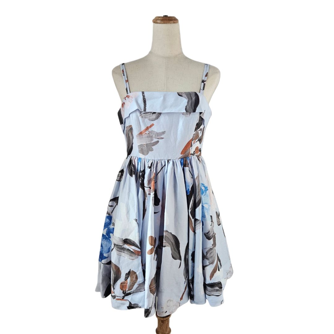 Ajè Untamed Mini Multicolor Foral Print Sleeveless Dress