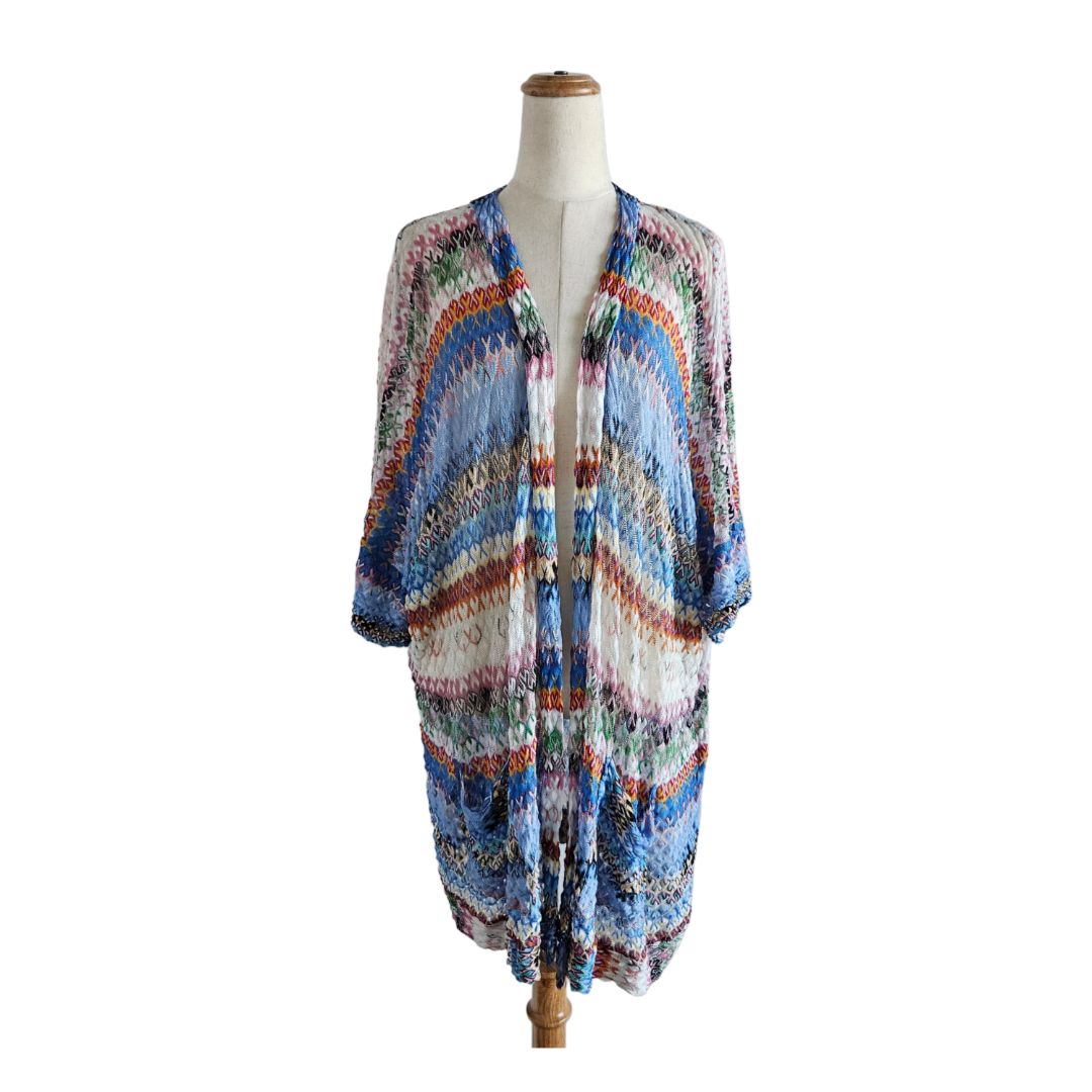 Missoni Mare Multicolor Beach Wear Cardigan
