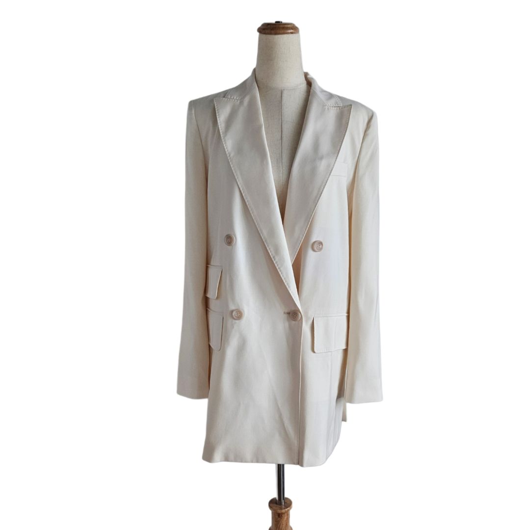 Max Mara Cream Short Coat