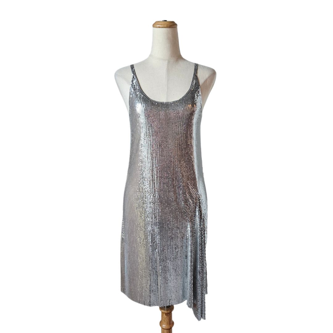 Paco Rabanne Embellished Sleeveless Party Dress