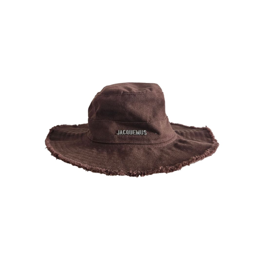 Jacquemus Brown Cotton Bucket Hat