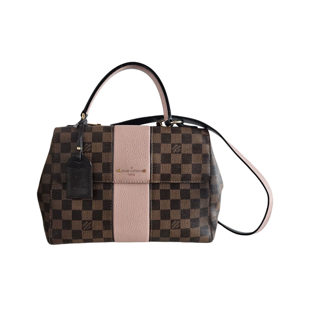 Louis Vuitton Magnolia Damier Ebene Canvas And Leather Bond Street Bag