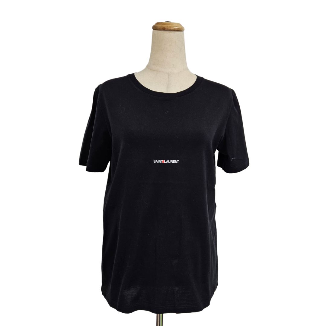 Saint Laurent Black Logo TShirt