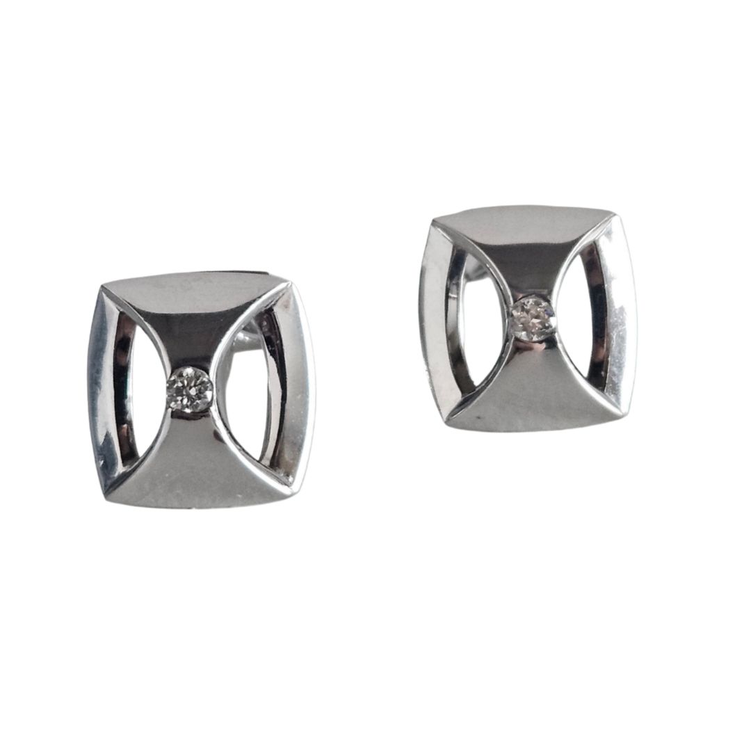 Mauboussin 18K White Gold Cufflink