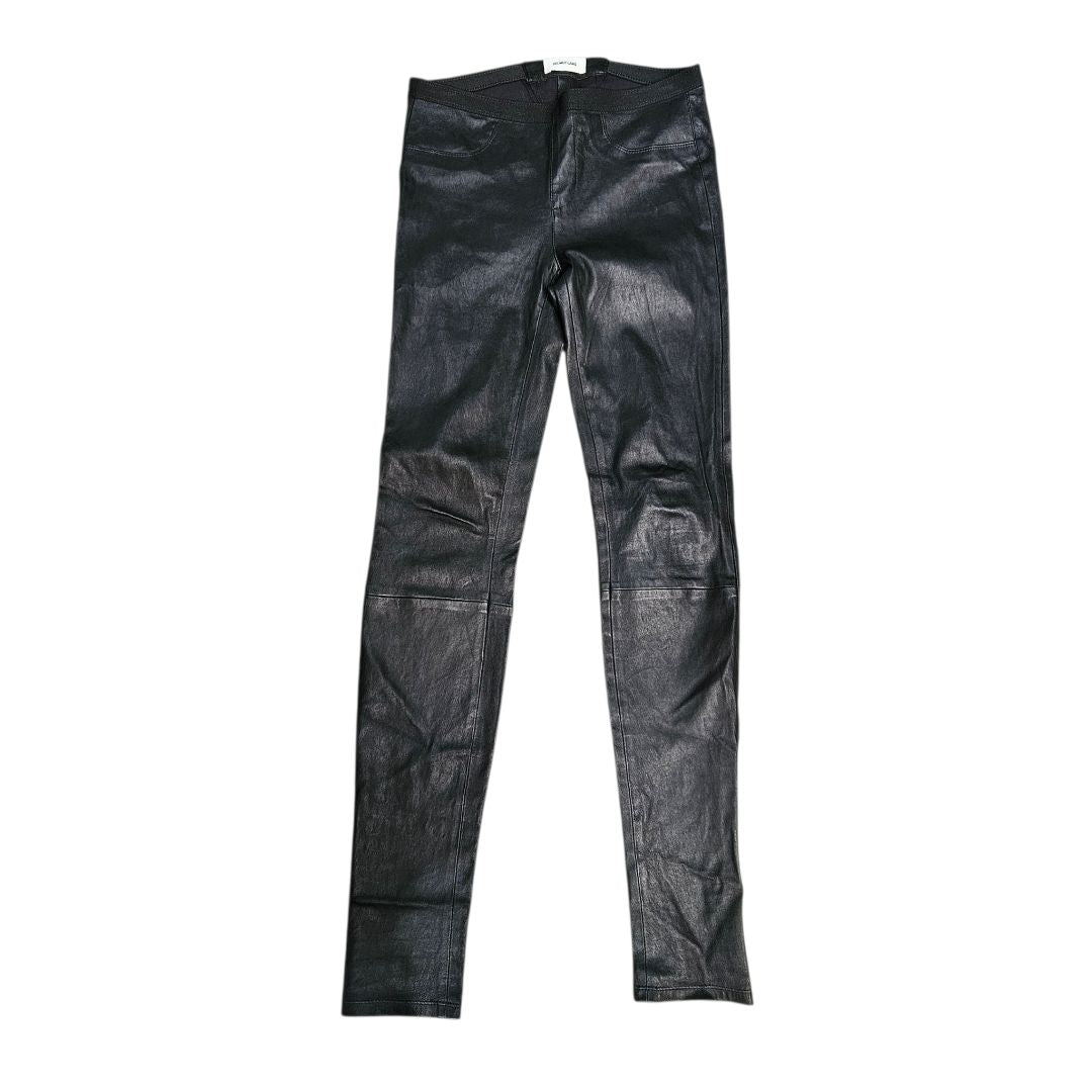 Helmut Lang Black Leather Leggings