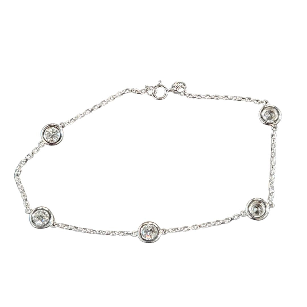 Cara White Gold and Diamond Bracelet