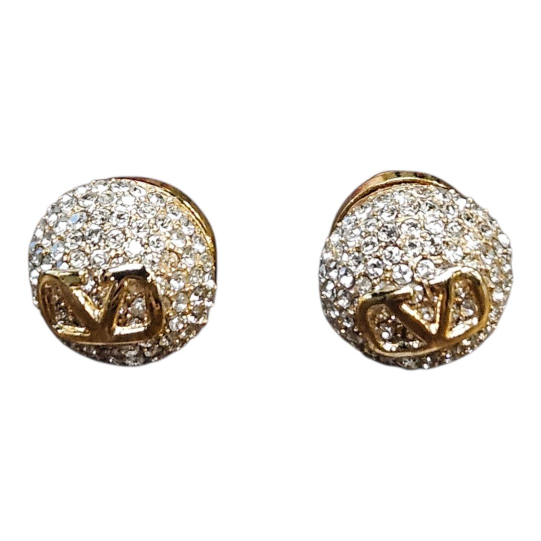 Valentino Vlogo Signature Crystal Embellished Earrings