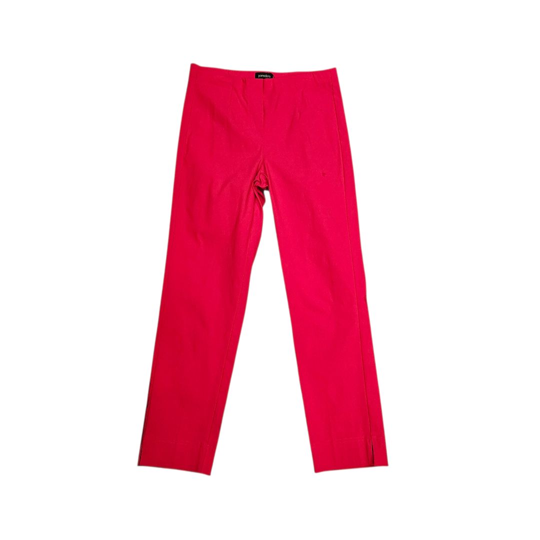 Pomodoro Red Elastic Waist Trouser Small