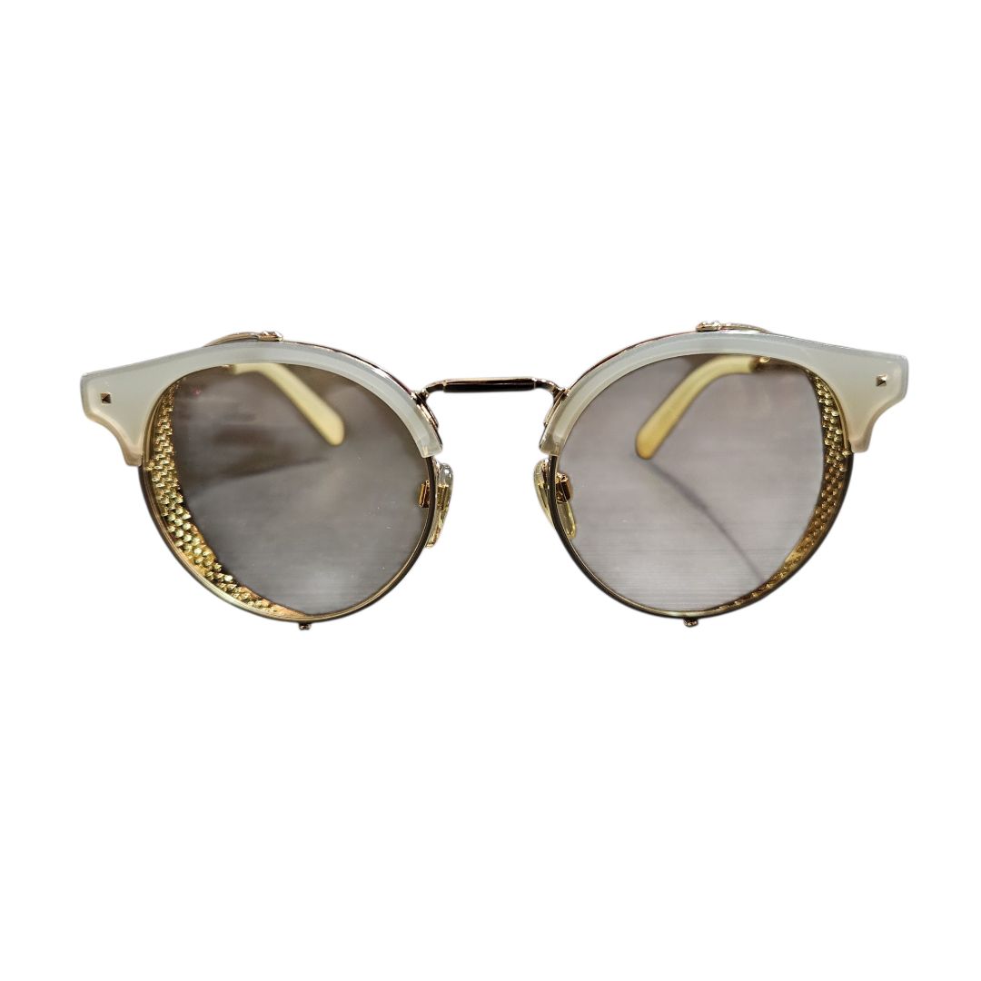 Valentino Phantos Clubmaster Yellow Sunglasses
