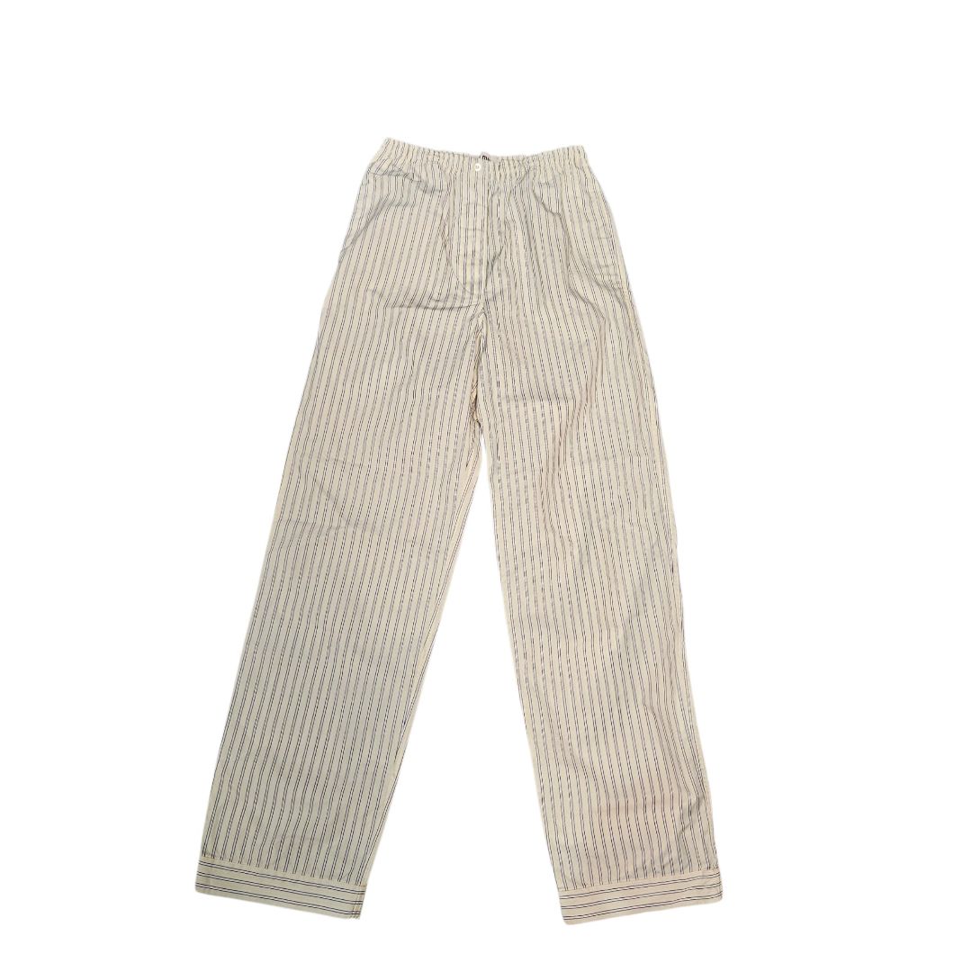 Miu Miu Striped Poplin Pyjama Pants,Size 36
