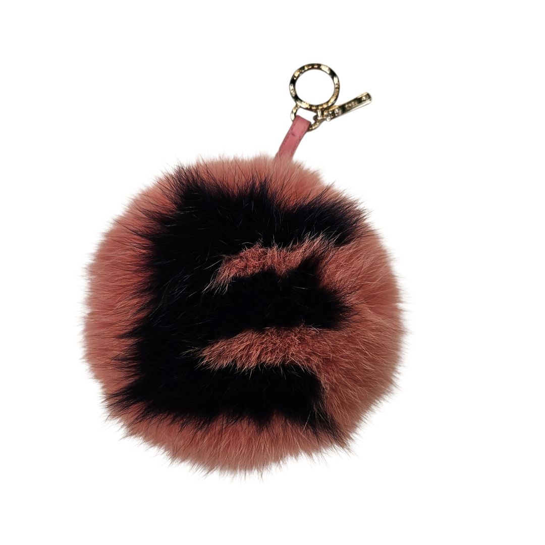 Fendi Pink Letter E Bag Bug Charm