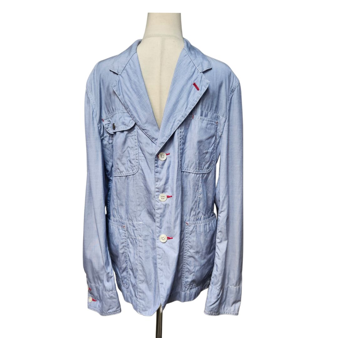 Junya Watanabe Man x Comme des Garçons Light Blue Chambray Blazer