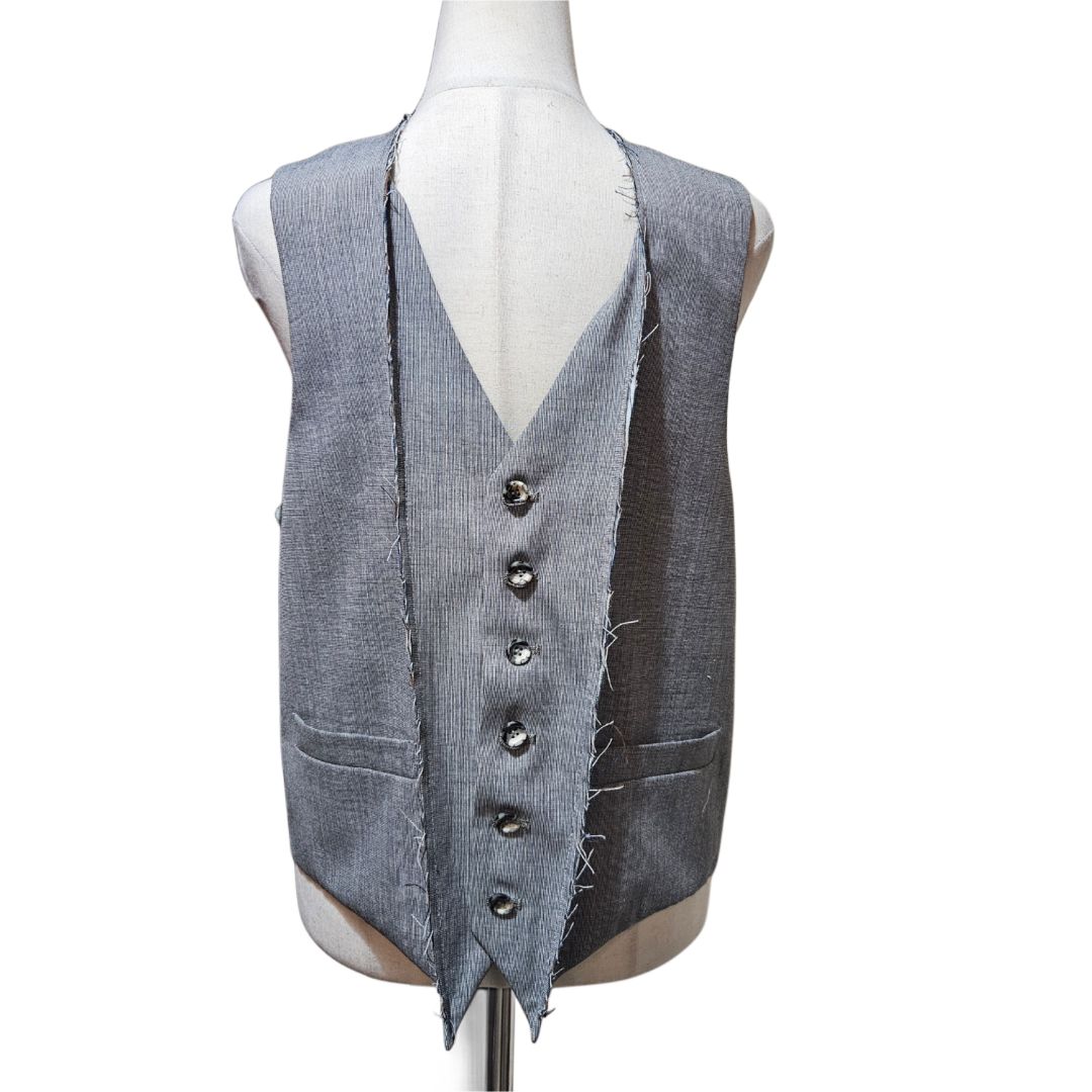 Maison Margiela Grey SS 2000 Artisanal Rework Vest for men