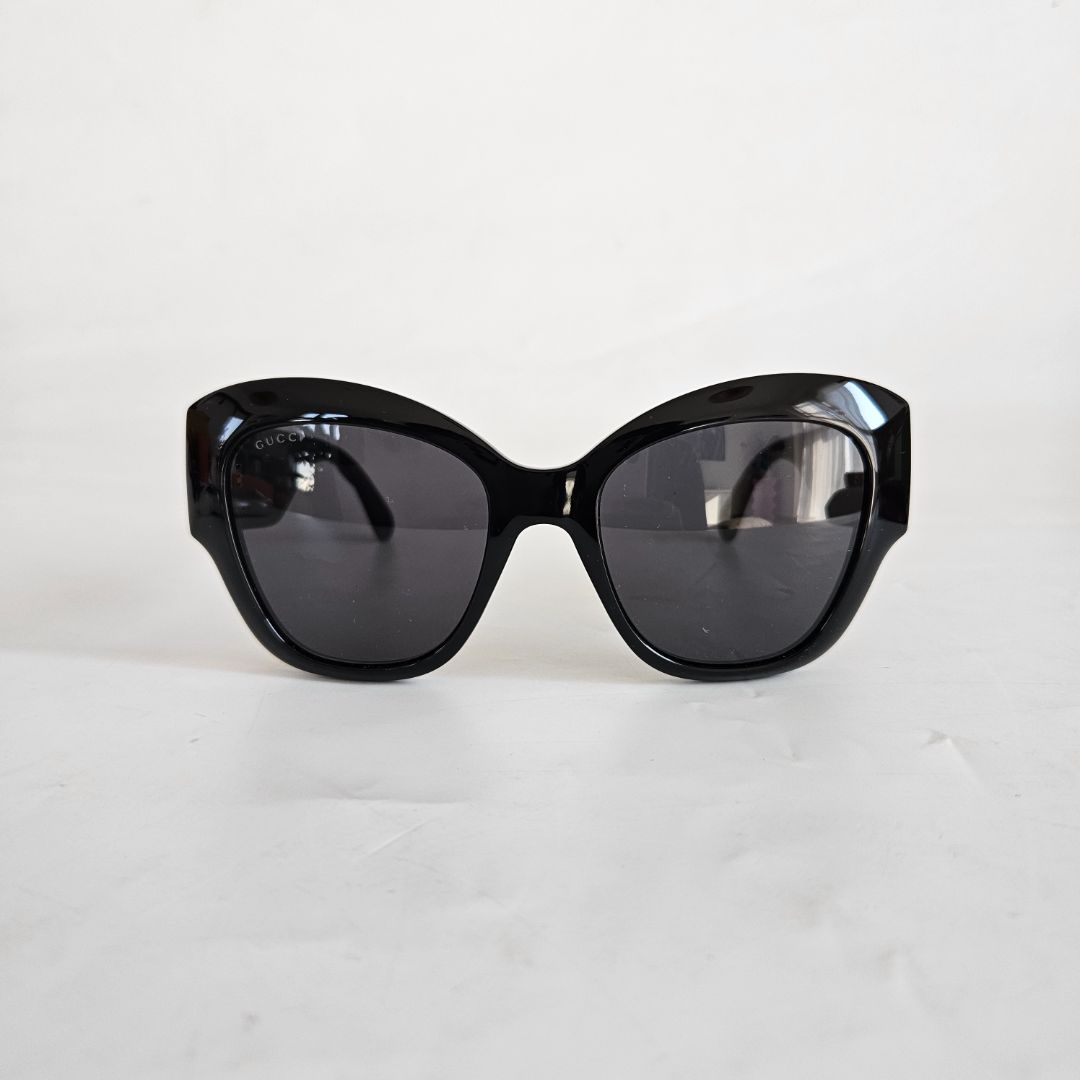 Gucci Black Oversized Sunglasses