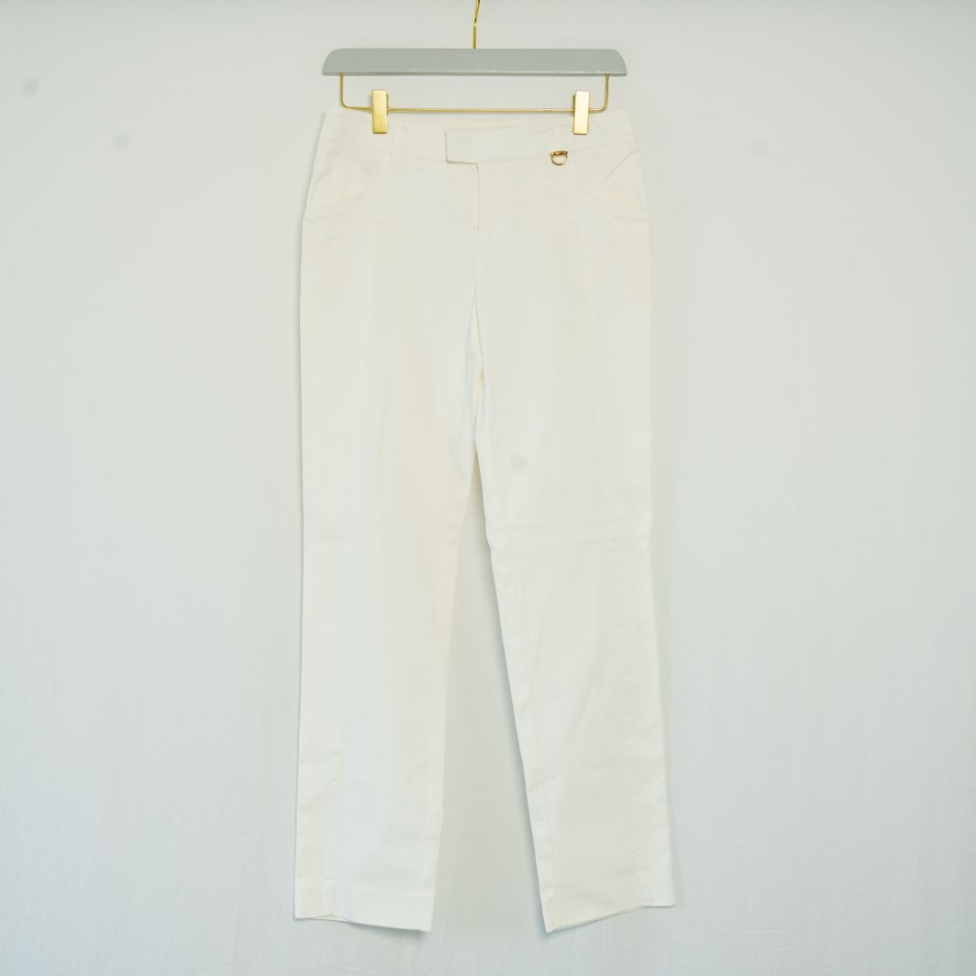 Gucci White Straight leg trousers