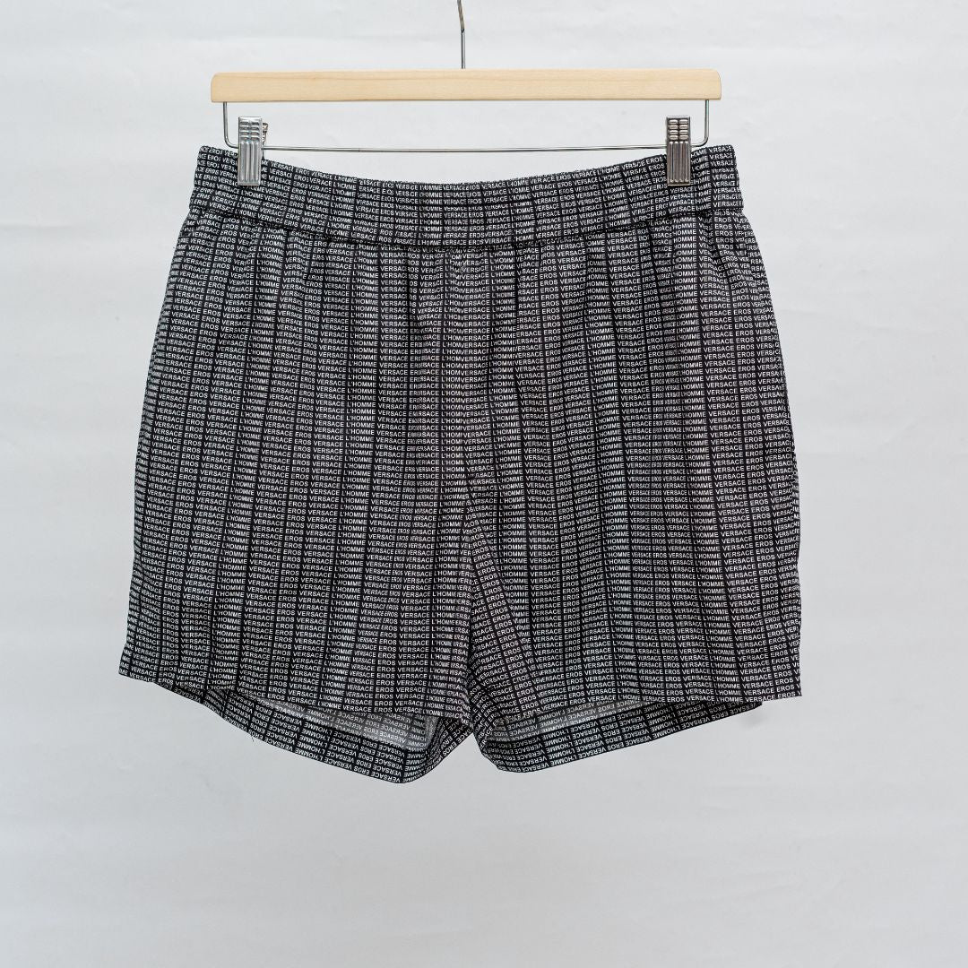 Versace black men’s beachwear shorts