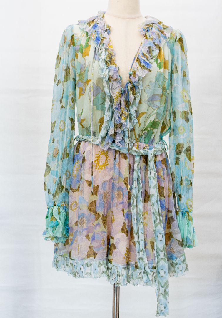 Zimmermann Rhythm Frilled Playsuit