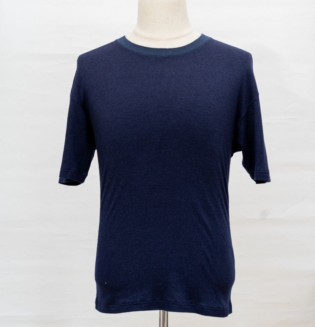 Loro Piana Cashmere/Silk Navy Knit Top