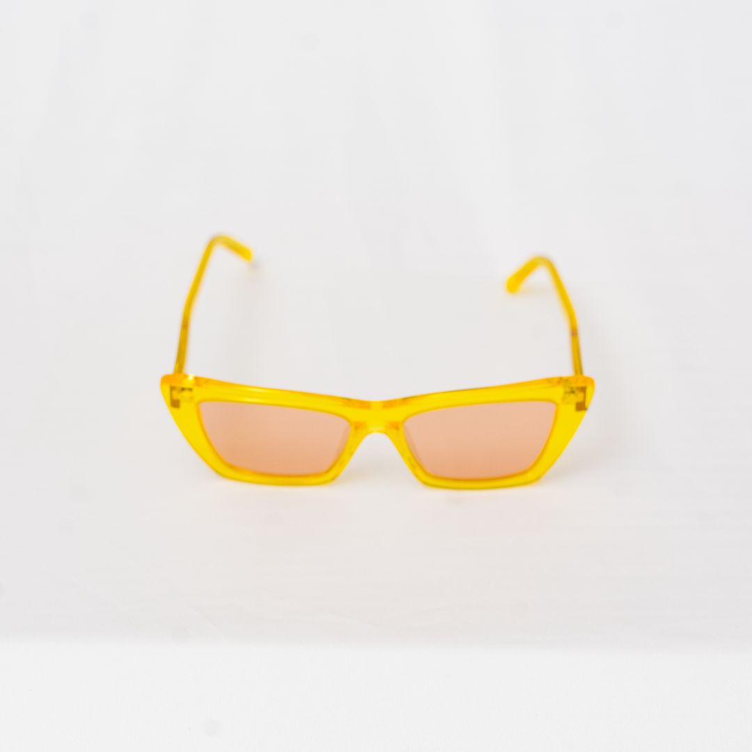 Saint Laurent Transparent Cat-eye Frame Sunglasses