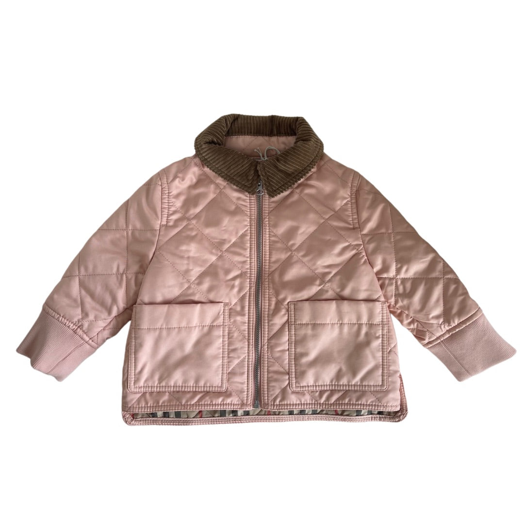 Burberry Quilted Baby Pink Jacket (6 months)