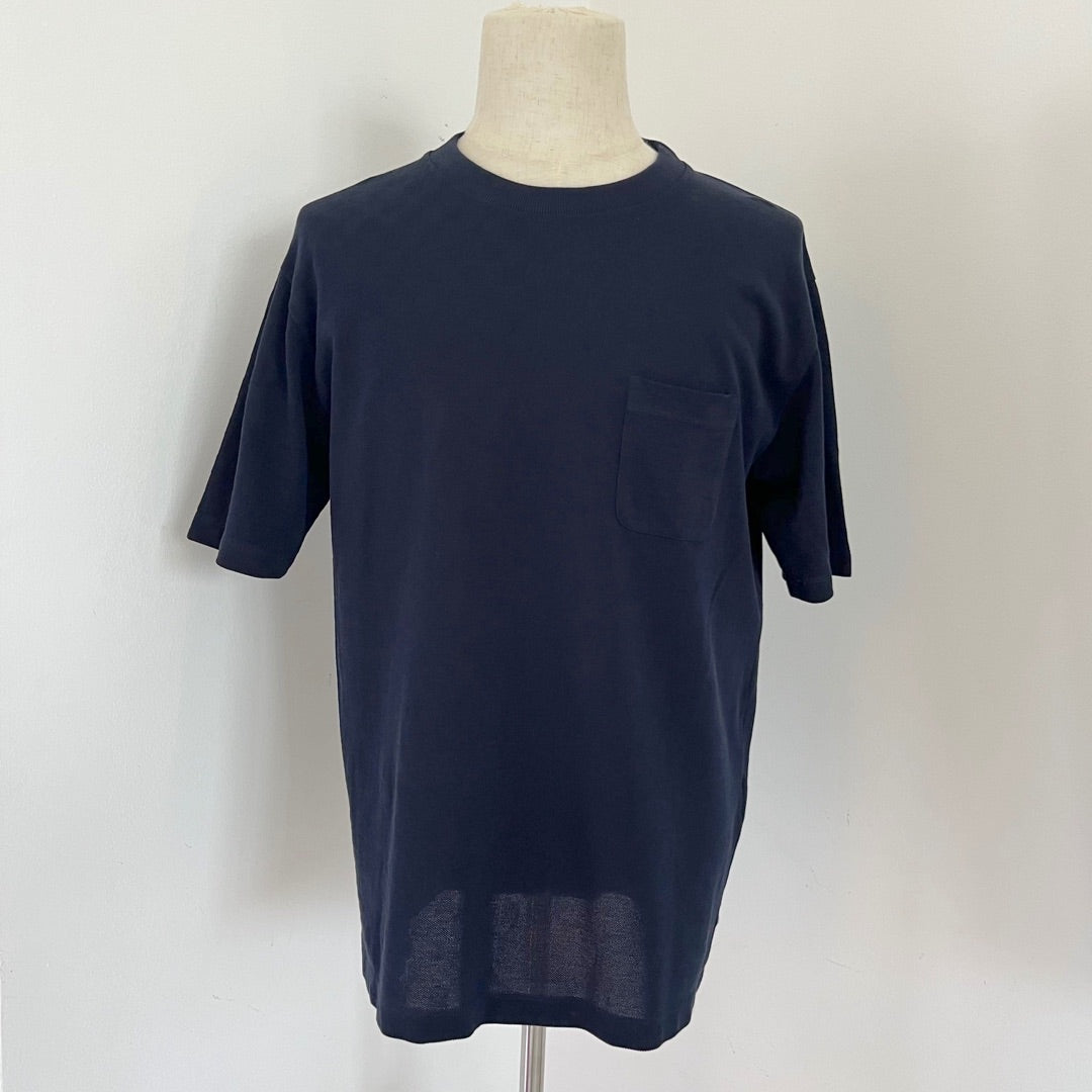 Louis Vuitton Navy Half Damier Pocket Mens T-Shirt