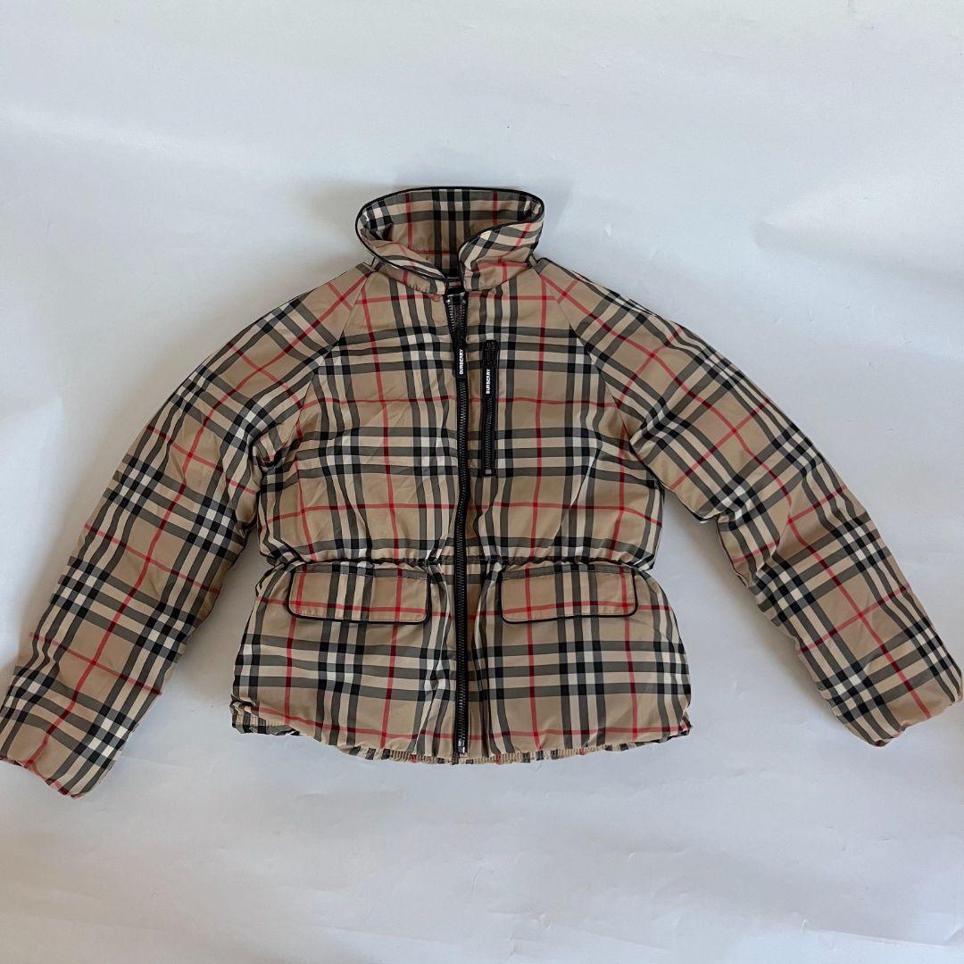 Burberry Checkered Puffy Childrens Jacket