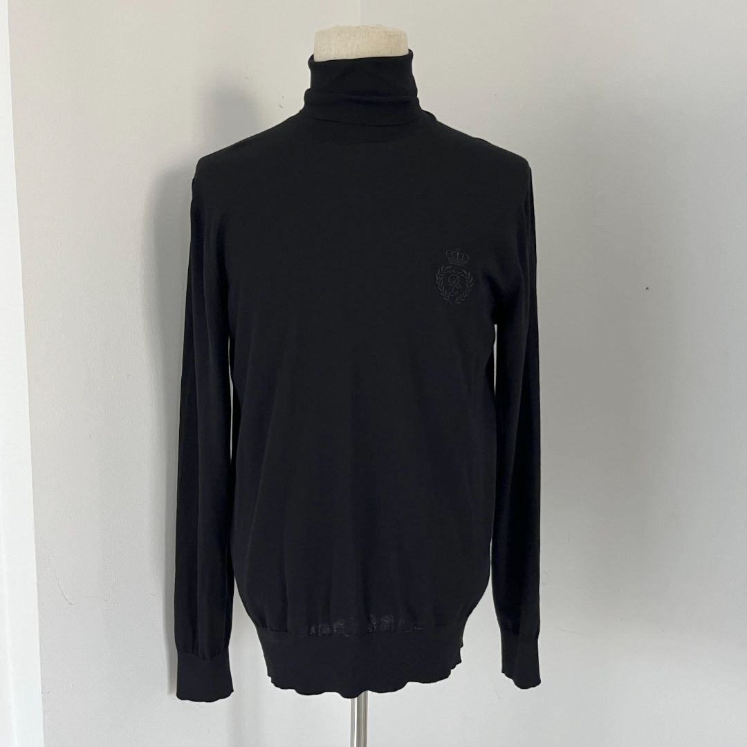 Dolce & Gabbana Men's Black Turtleneck Pullover