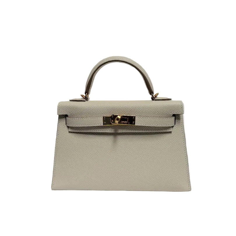 Hermès Mini Kelly Craie Epsom with GHW