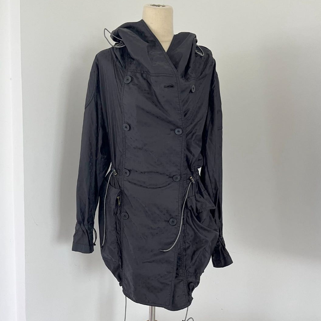 Louis Vuitton Monogram Long Jacket Hooded Windbreaker
