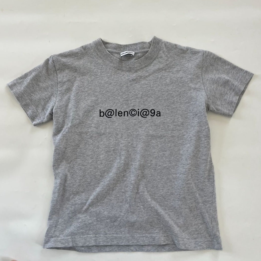 Balenciaga grey t shirt with print