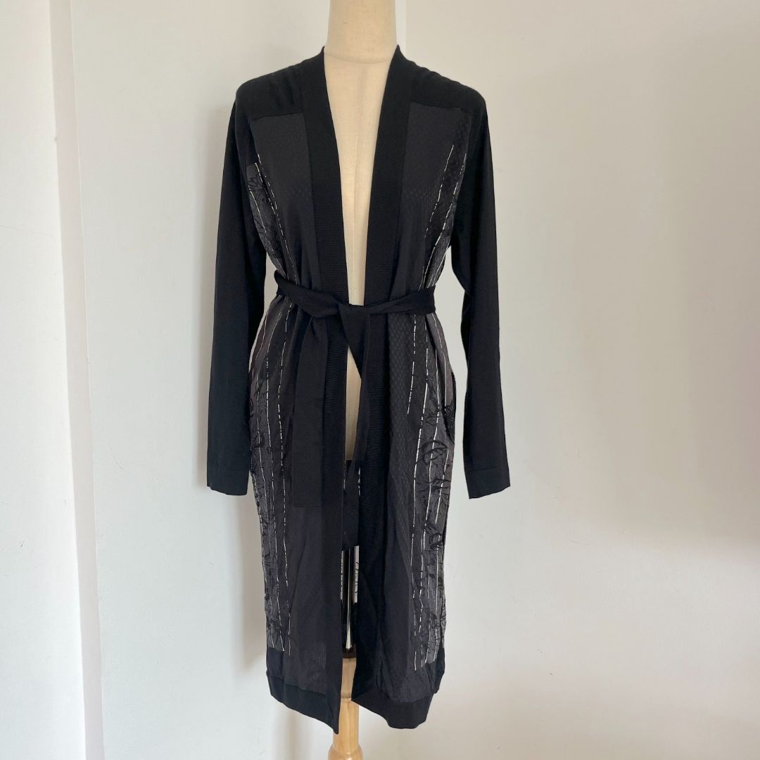 Hermès Cashmere and Silk Long Cardigan