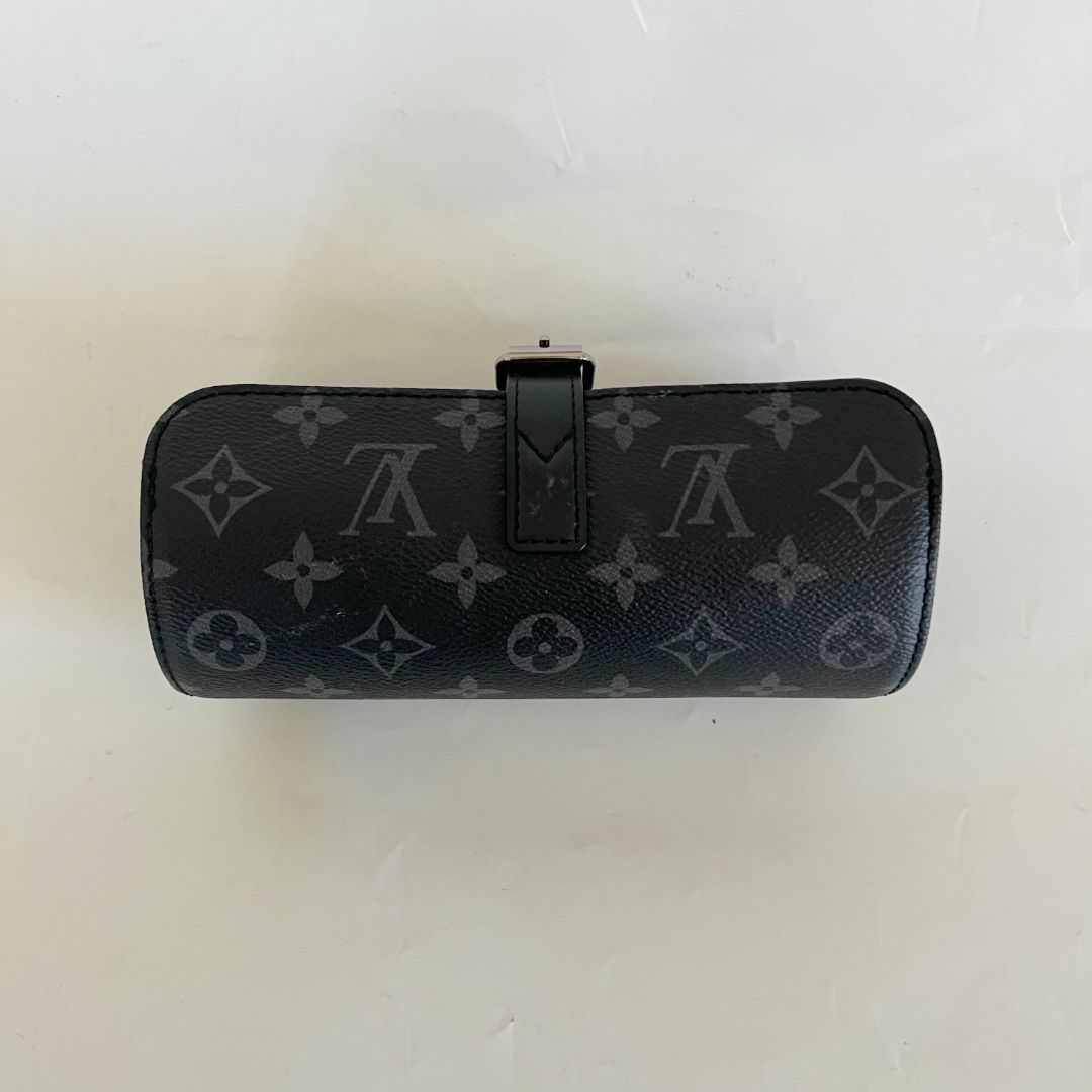 Louis Vuitton 3 Watch Case monogram grey case