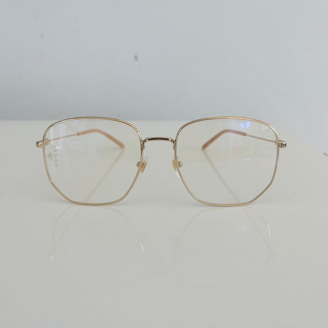 Gucci Geometrical Optical Frame Glasses