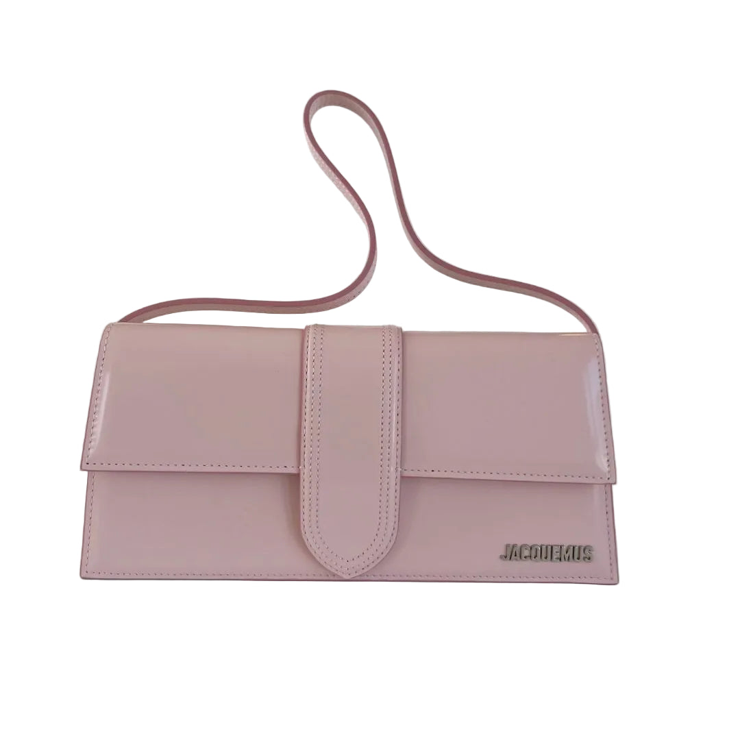 Jacquemus Le Grand Bambino light pink top-handle bag