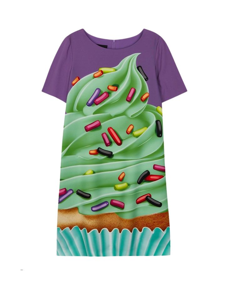 Boutique Moschino Cupcake Techno-Candy Dress