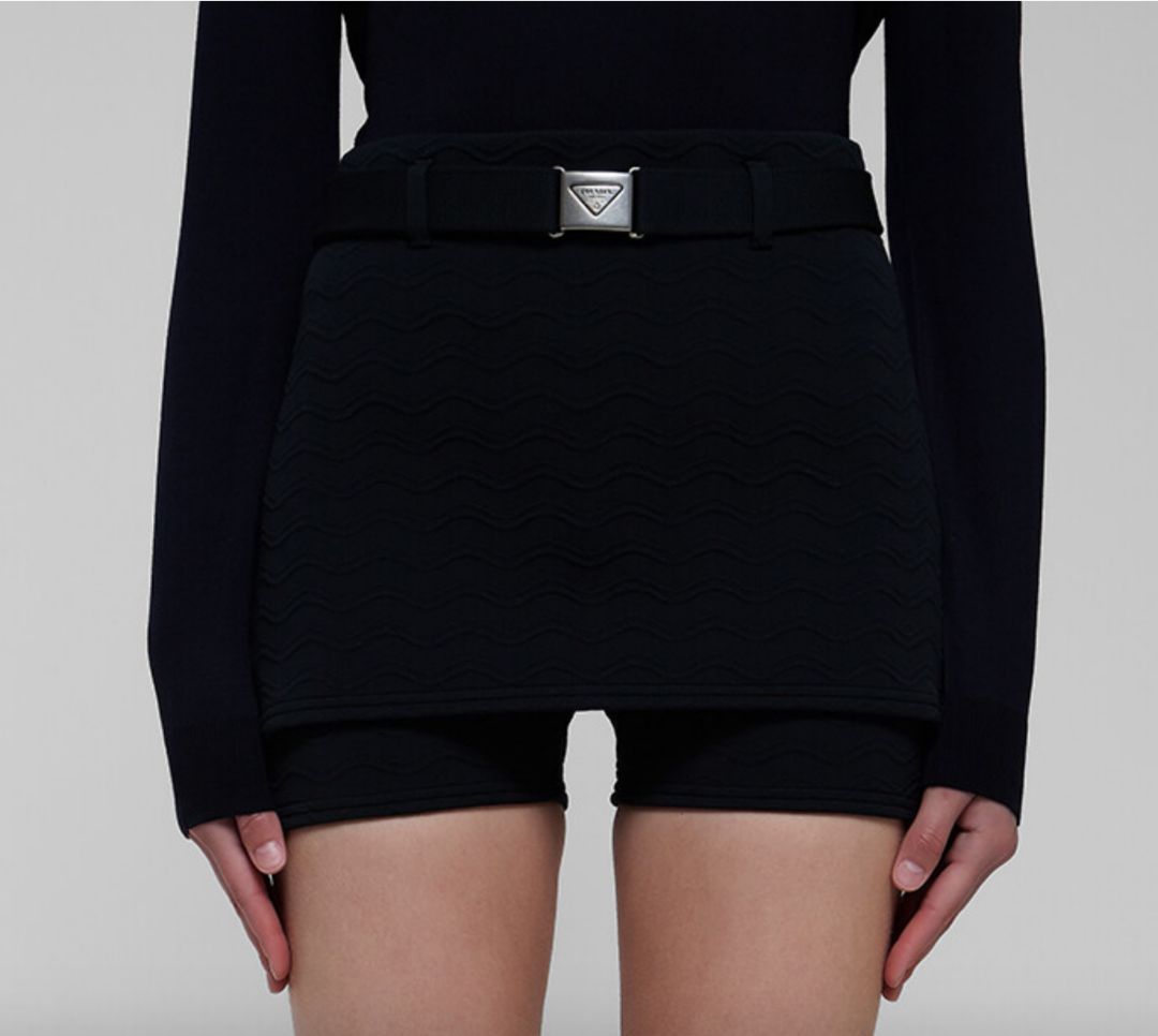 Prada Indusrtial Jacquard Shorts