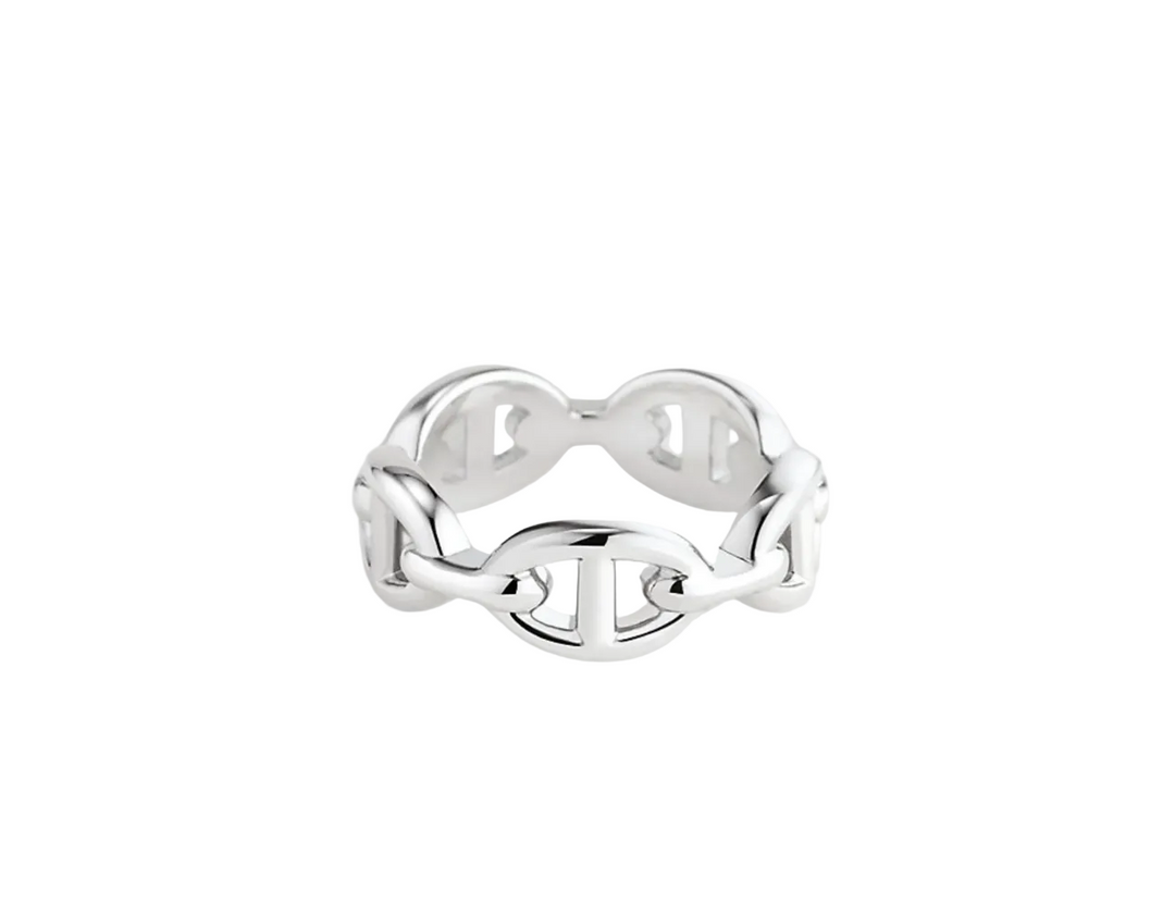 Hermès Chaine d'ancre Enchainee ring, small model
