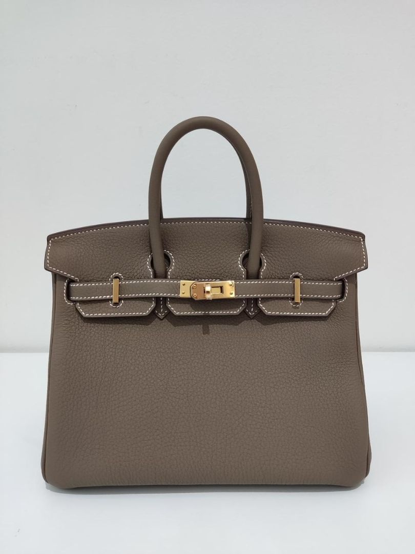 Hermès Birkin 25 Togo Etoupe with GHW