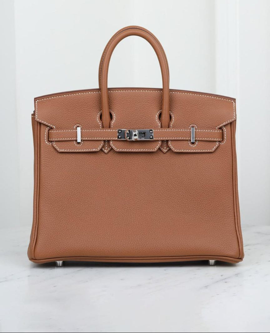 Hermès Birkin 25 Togo Gold with PHW