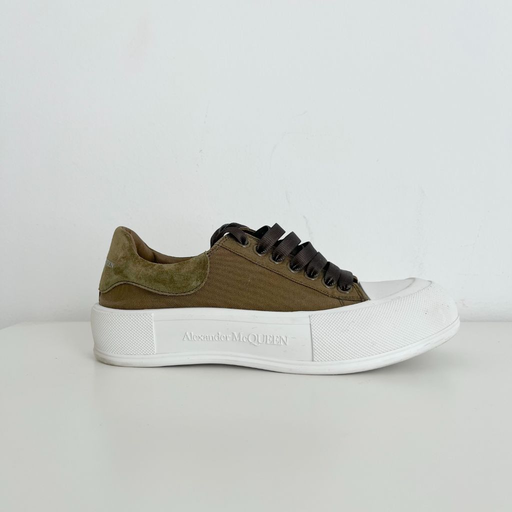 Alexander McQueen Deck Plimsoll sneakers, 41