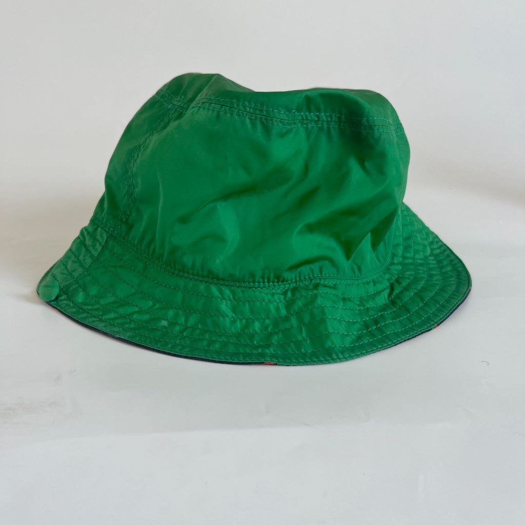 Gucci nylon green bucket nylon hat