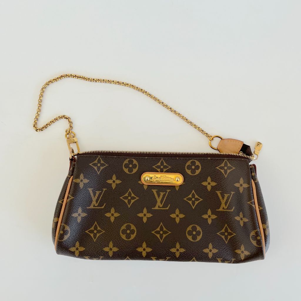 Louis Vuitton Eva Monogram Canvas Clutch Bag