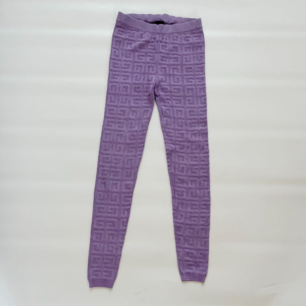 Givenchy Purple 4G Leggings